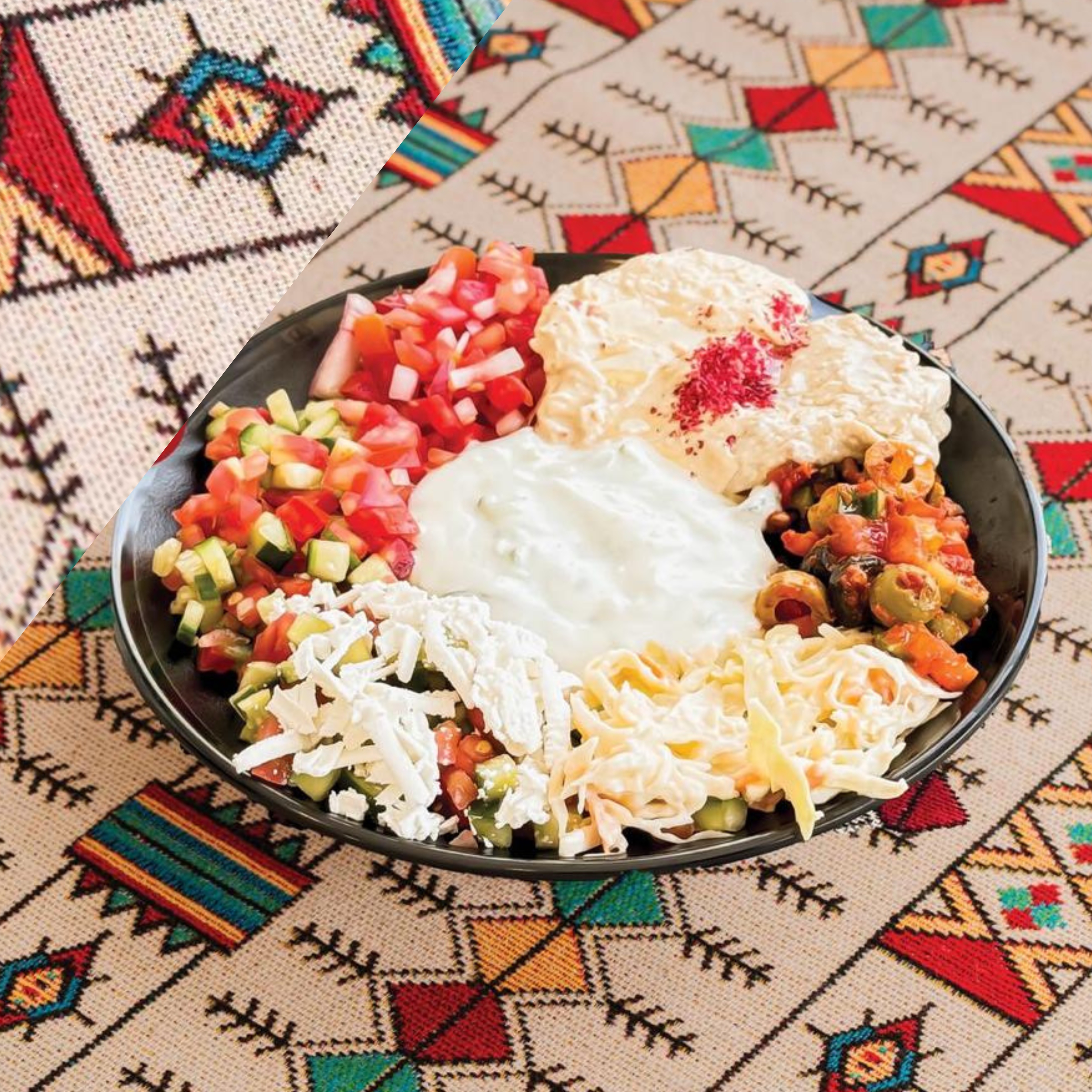 صحن مقبلات مشكل