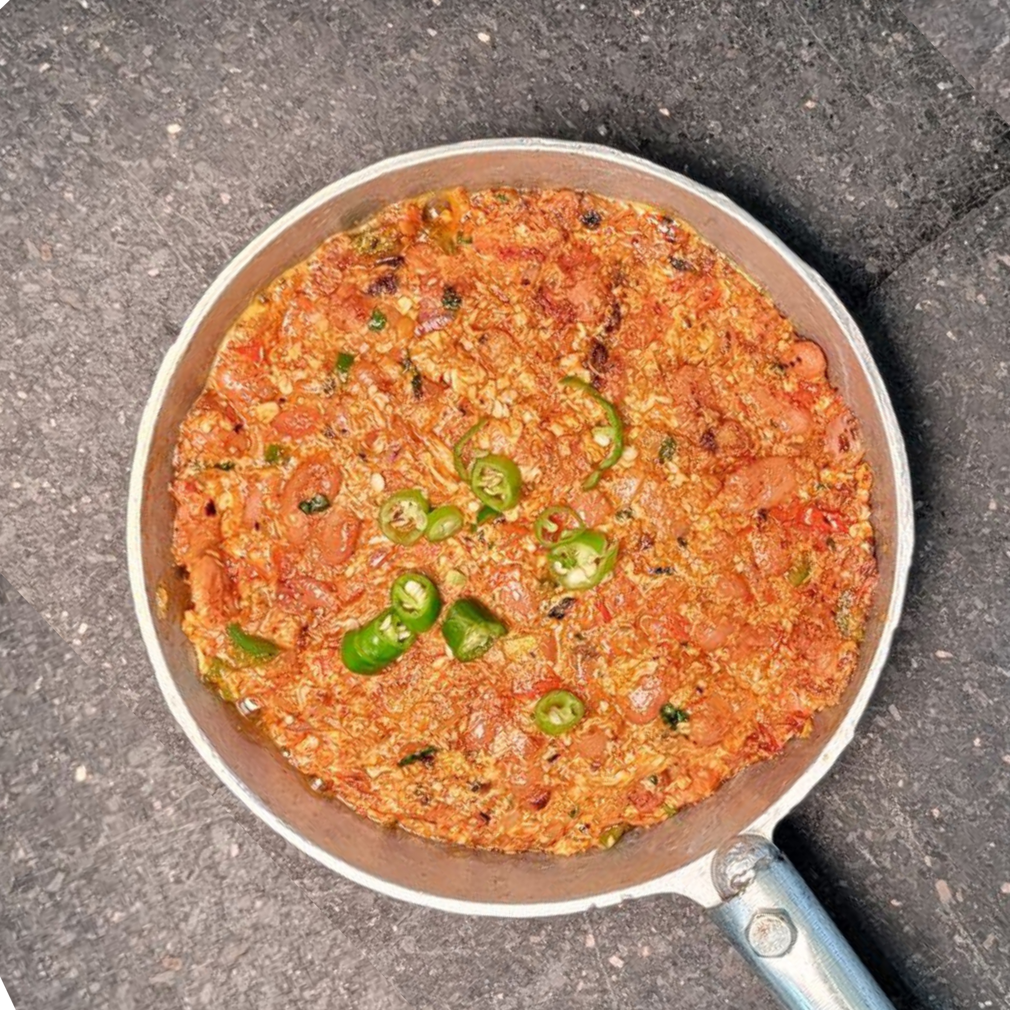 فاصوليا بالبيض